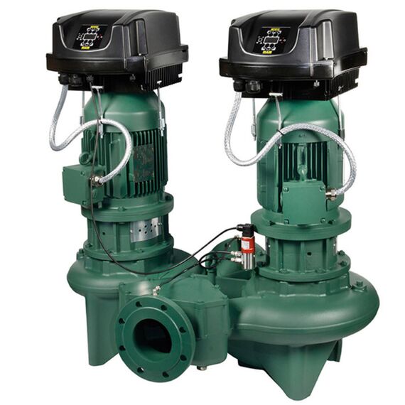 Циркуляционный насос в двойном исполнении DAB DCM-GE 125-1075/A/BAQE/4 T MCE55/C IE3, Номинальный размер трубы: фланец DN 125, Тип электродвигателя: Трехфазный, Модель DCM-GE: DCM-GE 125-1075/A/BAQE/4 T MCE55/C IE3